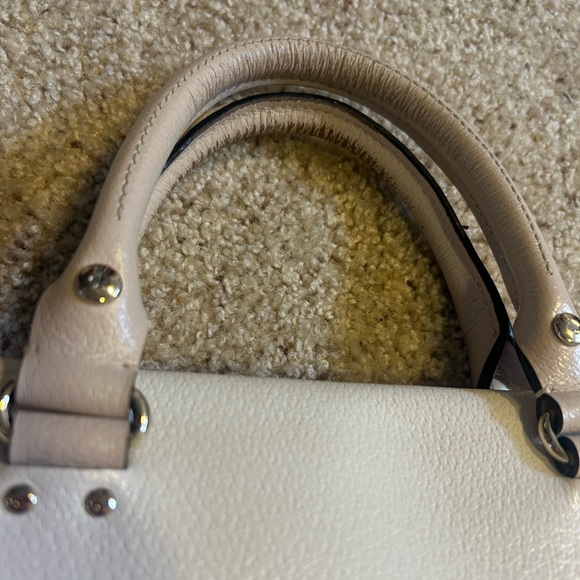 KATE SPADE Cream Leather Bag - EUC - Picture 7 of 7